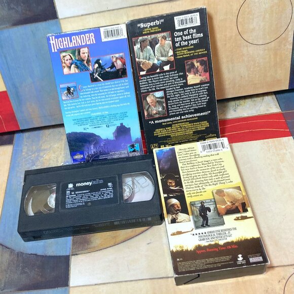 VHS MOVIE LOT - HIGHLANDER - SHAWSHANK REDEMPTION - JACOB'S LADDER - MONEY TALKS - Picture 2 of 12